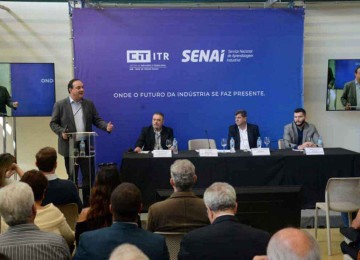Na quinta-feira (22/5) foi inaugurado o Centro de Inovação e Tecnologia para ímãs de Terras Raras, instalado em Lagoa Santa
 -  (crédito: Sebastião Jacinto Junior/Fiemg/Divulgação)