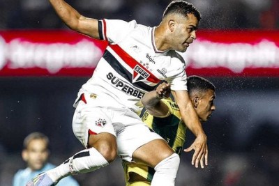 São Paulo joga mal, perde para o Mirassol por 2 a 0 em pleno Morumbis e se aproxima da zona de rebaixamento. Veja as notas - Foto: Rubens Chiri / São Paulo FC -  (crédito: Rubens Chiri / São Paulo FC)