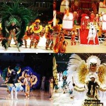 Festival de Parintins recebe maior honraria da cultura brasileira - Montagem sobre imagens do Instagram @parintinsoficial