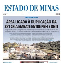 Confira a capa do Estado de Minas do dia 26/05/2025