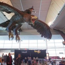 Para desgosto dos fãs: Estátua gigante de "O Senhor dos Anéis" é retirada de aeroporto - Reprodução/X/@CeriJPhillips1