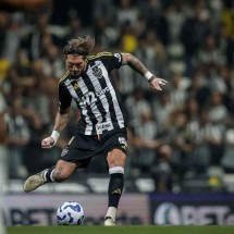 O zagueiro atleticano Lyanco admitiu que deveria ter sido expulso após fazer falta em jogador do Corinthians -  (crédito: Pedro Souza / Atlético)