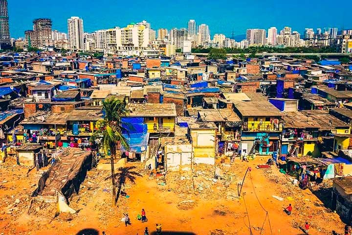 Mumbai, na índia - classificação do ar: insalubre. 

