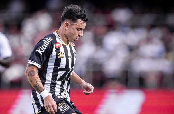 BARREAL - Deu dinâmica para o ataque do Santos com sua movimentação e criou boas oportunidades. NOTA: 6,0 - Foto: Raul Baretta/ Santos
