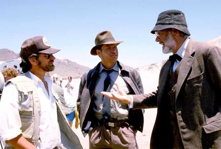 Harrison Ford, que dá vida ao eterno arqueólogo aventureiro Indiana Jones, é outro grande nome de Hollywood que estrelou filmes de sucesso Spielberg. 