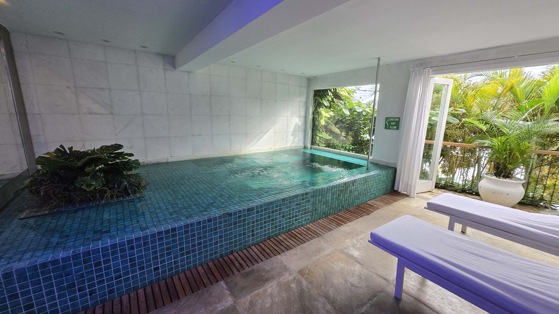O centro de relaxamento fez o Casas Brancas ganhar o título de melhor Hotel SPA da América Latina em 2025-Carlos Altman/EM