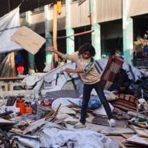 Socorristas de Gaza anunciam 20 mortes em operações israelenses - Omar AL-QATTAA / AFP