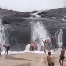 Pra quem não viu: Susto e correria com ciclone bomba em Niterói; conheça o fenômeno - Reprodução redes sociais 
