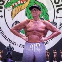 Veterano da 2ª Guerra se torna o fisiculturista mais velho do mundo - Reprodução/Redes Sociais