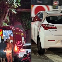 Homem atropela quatro pessoas por discussão em bar - Redes sociais