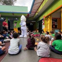 Escolas municipais recebem vacinas contra gripe e visita do Zé Gotinha - Edésio Ferreira/EM/DA Press