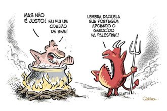 Charge do Estado de Minas