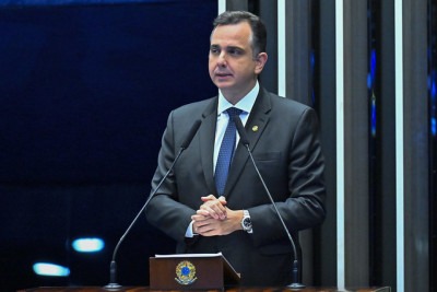 Pacheco usou seu tempo no plenário para pedir a união dos políticos mineiros em torno do Propag -  (crédito:  Waldemir Barreto/Agência Senado)