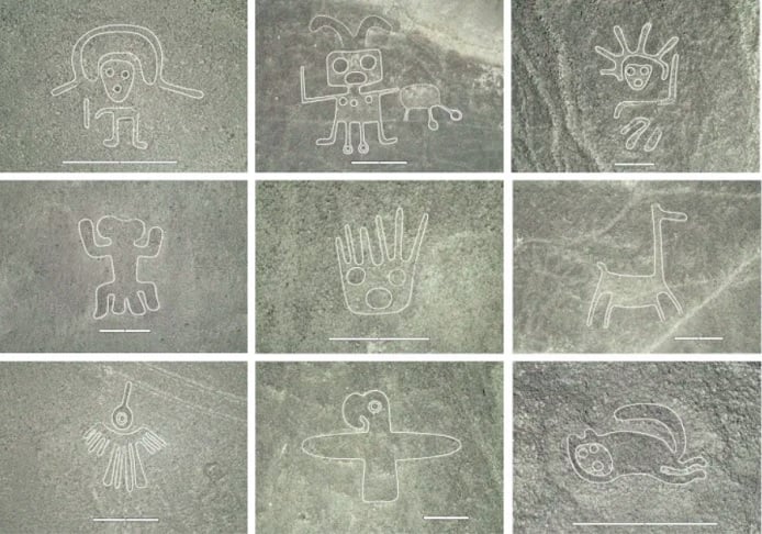 Os novos geoglifos sugerem que as linhas tinham funções rituais e espirituais, conectando pessoas à paisagem e divindades.-Divulgação/Dr. Masato Sakai