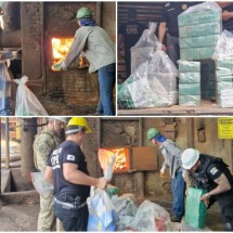 Polícia Civil incinera 1,8 tonelada de drogas em Divinópolis - Polícia Civil de Minas Gerais (PCMG)