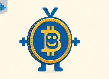 Imagem de uma criptomoeda fictícia chamada 