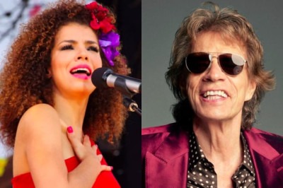 Circulou pelas redes sociais o momento em que Mick Jagger, famoso vocalista dos Rolling Stones, assistia ao show da cantora brasileira Vanessa da Mata em Londres. -  (crédito: Montagem/Divulgação/Reprodução)
