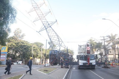 Nenhuma pessoa se feriu -  (crédito: Marcos Vieira/EM/D.A Press)