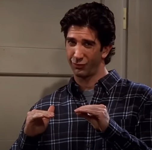 O eterno Ross de "Friends" (1994-2004), David Schwimmer nasceu em 1966 no dia 2 de novembro. O nova-iorquino também é famoso por dublar a girafa Melman, em Madagascar (2005, 2008 e 2012)