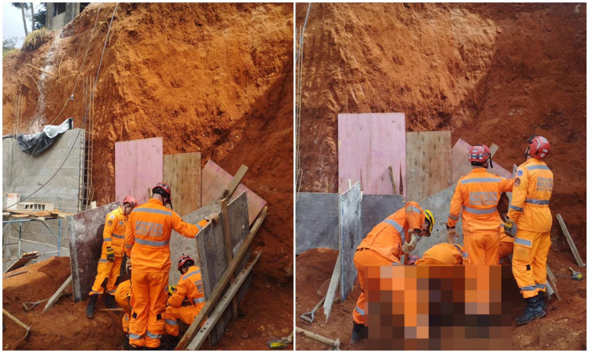 Pedreiro morre soterrado em obra no sul de minas