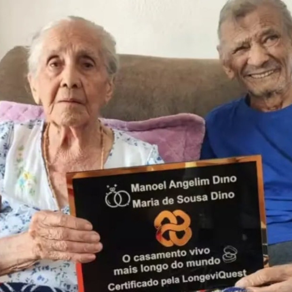 Casal brasileiro faz 84 anos de casamento e recebe diploma: recorde mundial