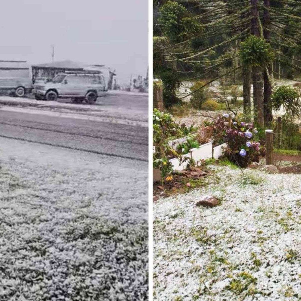 Sul do país registra neve pela primeira vez em 2025