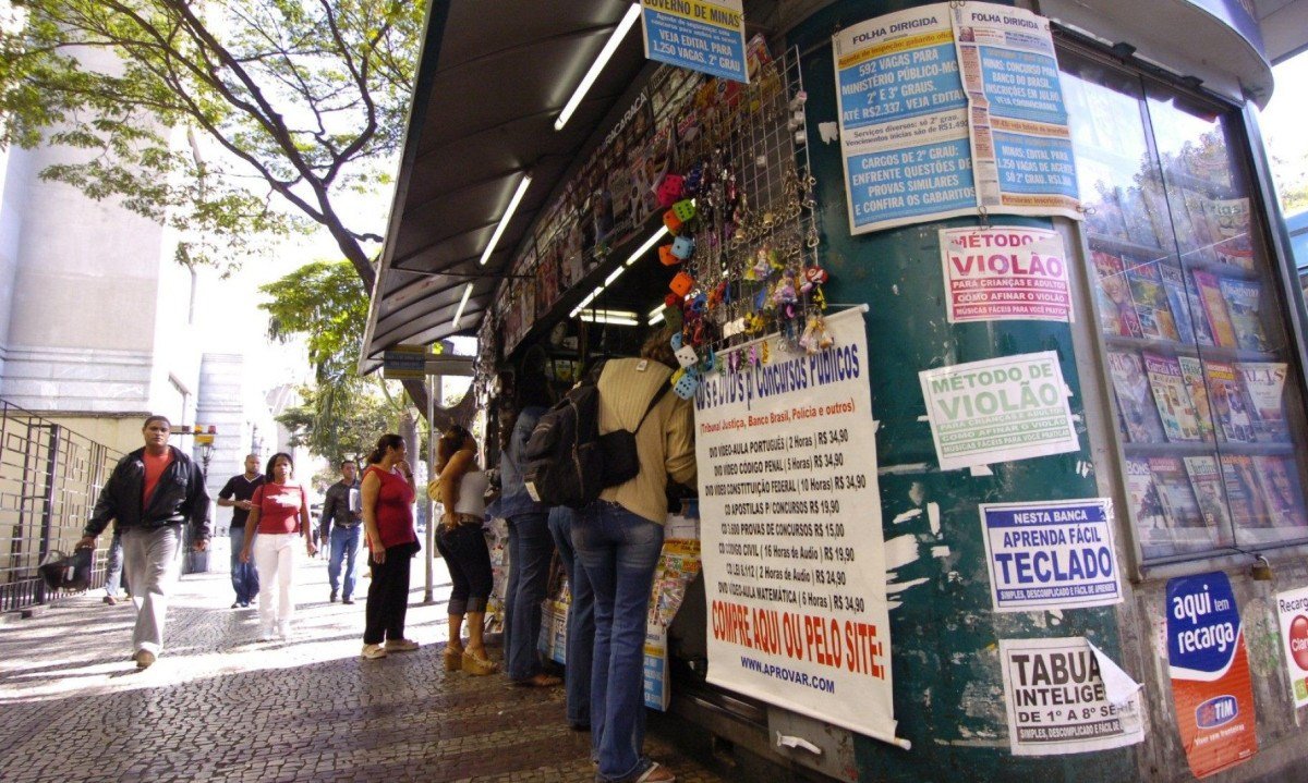 Lei sancionada nesta quinta-feira (29/5) permite que bancas de jornais vendam cerveja em Belo Horizonte -  (crédito: Maria Tereza Correia/EM/DA Press)