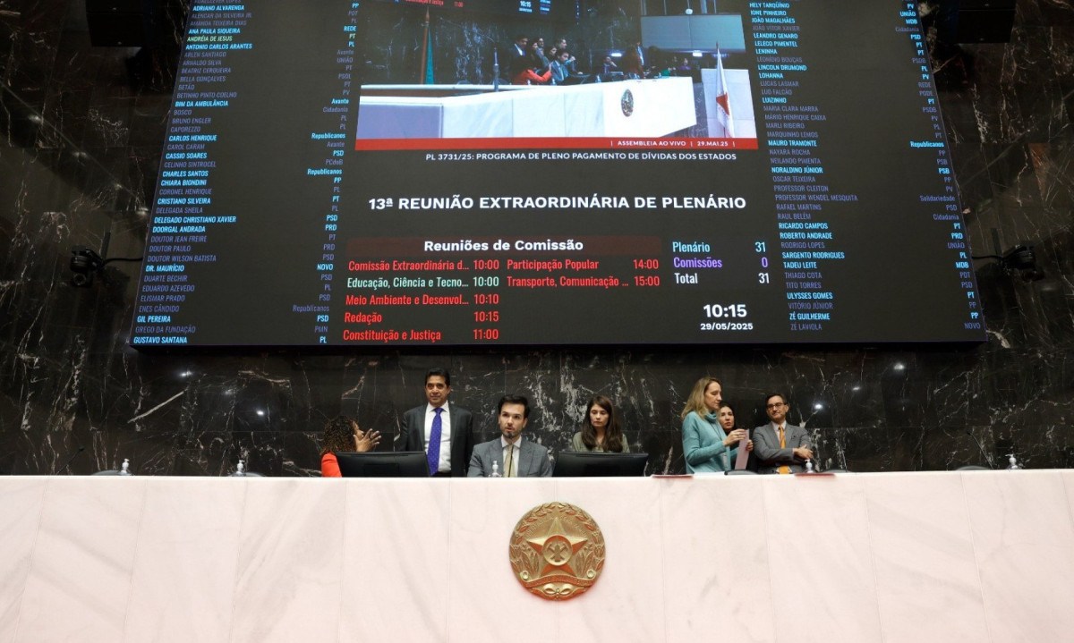 Tramitação do projeto aconteceu de forma acelerada na Assembleia -  (crédito: Guilherme Dardanhan/ALMG)