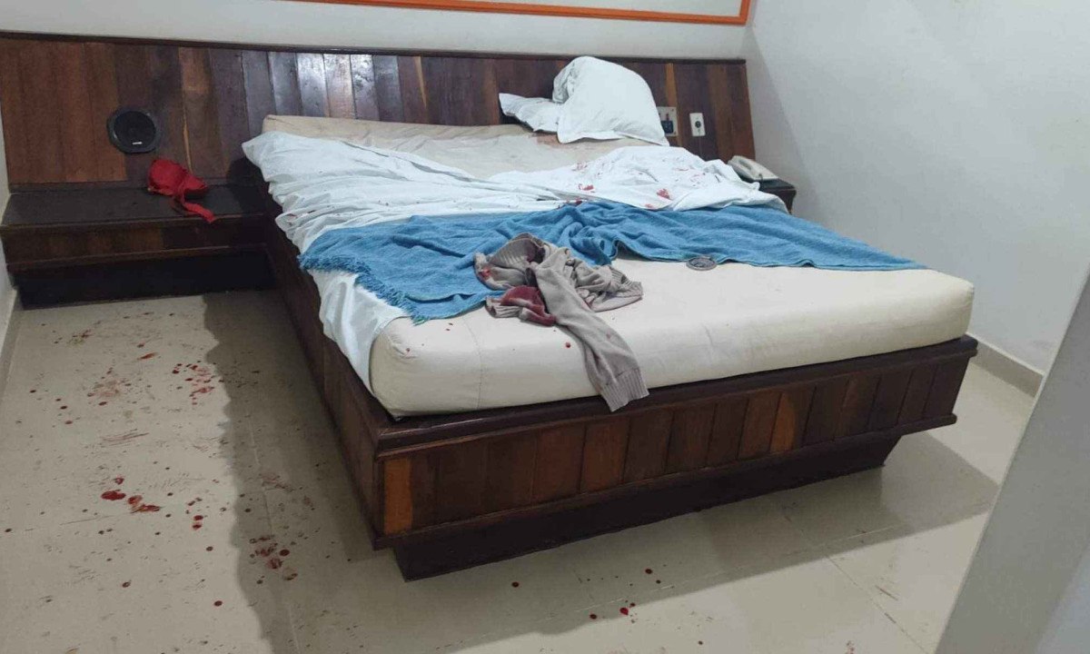 Motel onde homem tentou mulher para mumificar o corpo em Bocaiuva, no Norte de Minas -  (crédito: PCMG / Divulga&ccedil;&atilde;o)