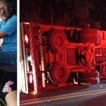  Casal de mineiros tomba caminhão em rodovia paulista e morre - Redes Sociais/DivulgaÃ§Ã£o