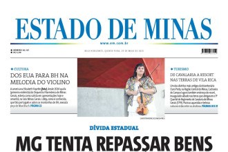 CONFIRA A CAPA DO ESTADO DE MINAS DO DIA 29/05/2025