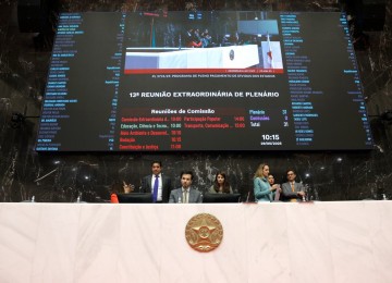 Tramitação do projeto aconteceu de forma acelerada na Assembleia -  (crédito: Guilherme Dardanhan/ALMG)