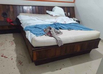 Motel onde homem tentou mulher para mumificar o corpo em Bocaiuva, no Norte de Minas -  (crédito: PCMG / Divulgação)