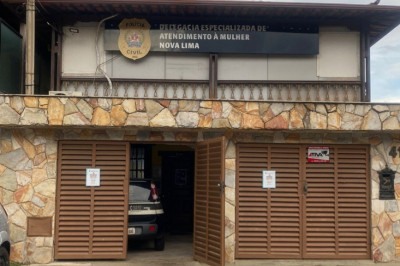 Vítima era ouvida na Delegacia Especializada de Atendimento à Mulher (Deam) de Nova Lima quando o suspeito pediu para que ela jogasse uma calcinha pelo muro -  (crédito: PCMG/Divulgação)