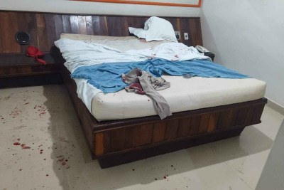 Motel onde homem tentou mulher para mumificar o corpo em Bocaiuva, no Norte de Minas -  (crédito: PCMG / Divulgação)