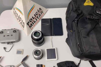 Avaliado em cerca de R$ 8 mil, o material foi vendido por apenas R$ 50. Os equipamentos foram recuperados -  (crédito: Leandro Couri/EM/DA Press)