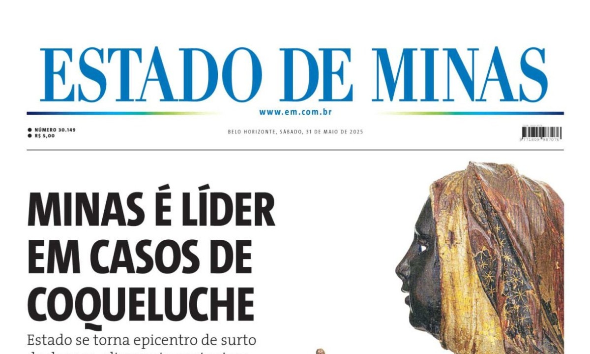 Confira a capa do Estado de Minas do dia 31/05/2025 - (crédito: Estado de Minas)