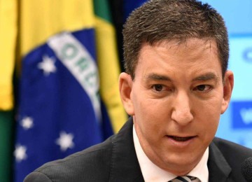 Jornalista Glenn Greenwald -  (crédito:  AFP / EVARISTO SA)