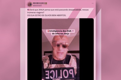 Não há registros na imprensa nacional ou internacional de que a primeira-dama tenha viajado para o exterior levando 200 malas, nem que ela esteja sendo investigada nos Estados Unidos -  (crédito: Reprodução/Comprova)