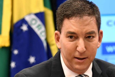 Jornalista Glenn Greenwald -  (crédito:  AFP / EVARISTO SA)