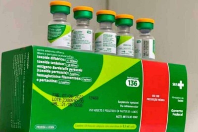 A vacina dTpa é oferecida no SUS para profissionais de saúde e gestantes. Na infância, imunização começa com a pentavalente, aplicada aos 2,4 e 6 meses de idade -  (crédito: Aline Resende/PBH – 12/6/24)