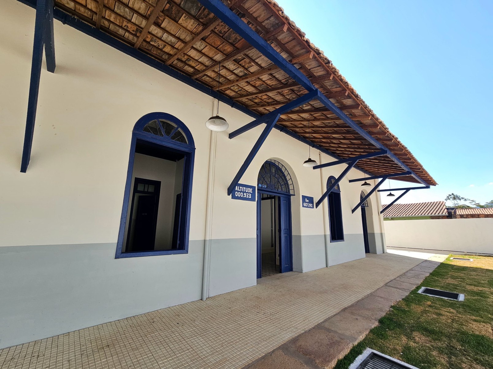 Antiga estação ferroviária de Caeté- Marcos Figueiredo/Prefeitura de Caeté/Divulgação. 