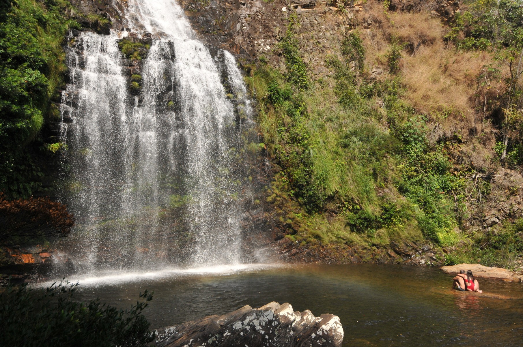 Cachoeiras no distrito da Serra do Cipó.  A cachoeira da Farofa, que fica dentro do Parque Nacional da Serra do Cipo. -Gladyston Rodrigues/EM