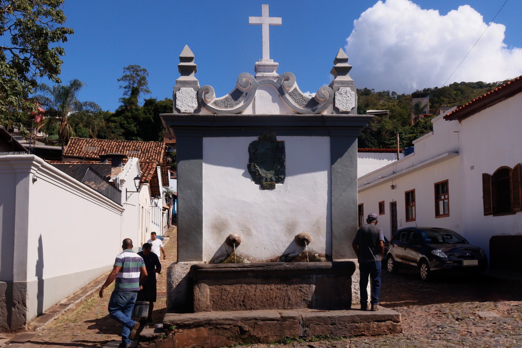 Na foto, chafariz do Kaquende-Lívia Píramo/Prefeitura de Sabará/Divulgação.