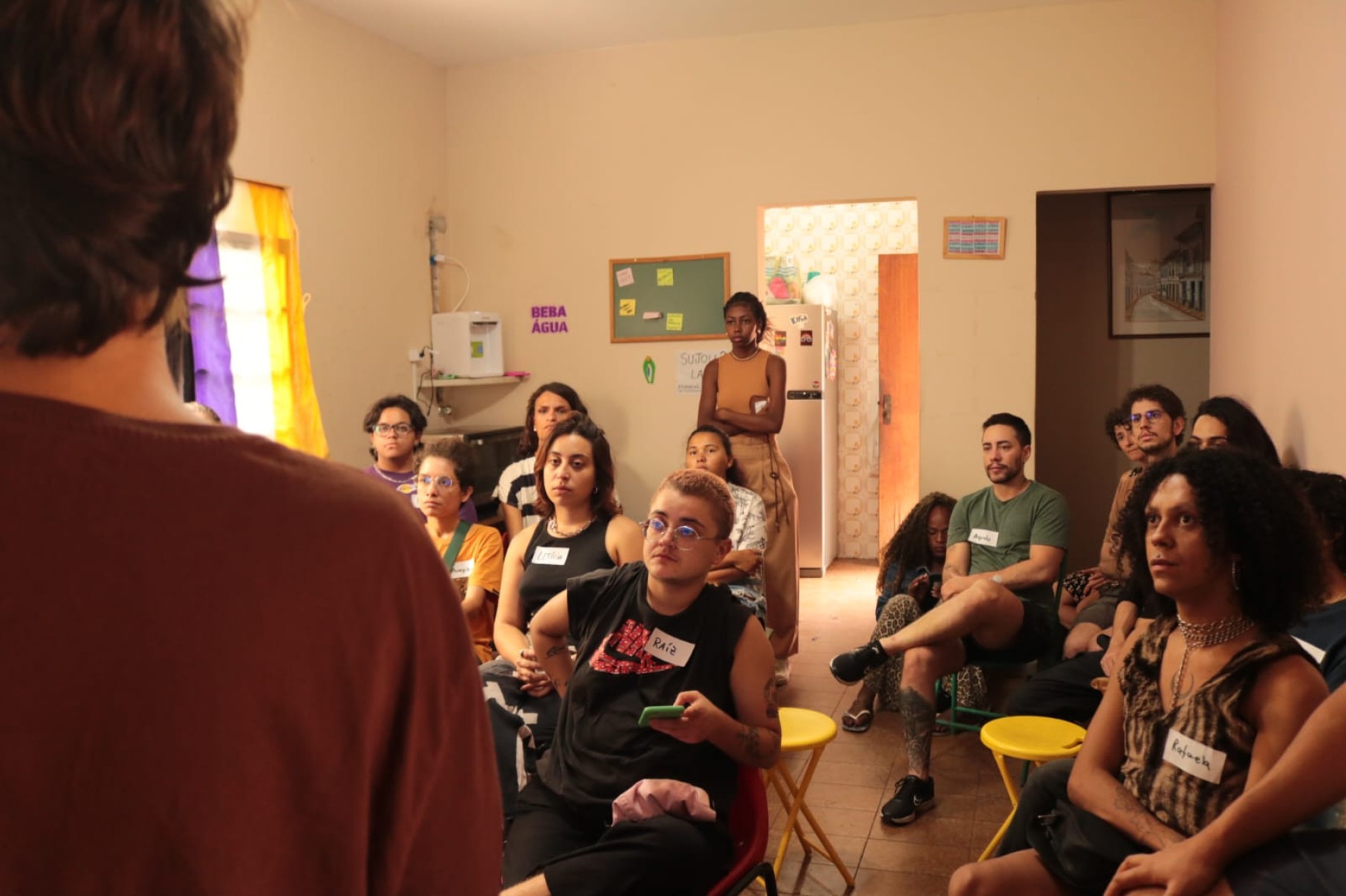 Durante o processo, houve momentos formativos e com profissionais diversos ligados à saúde-Lírio Santos e Silva/Divulgação