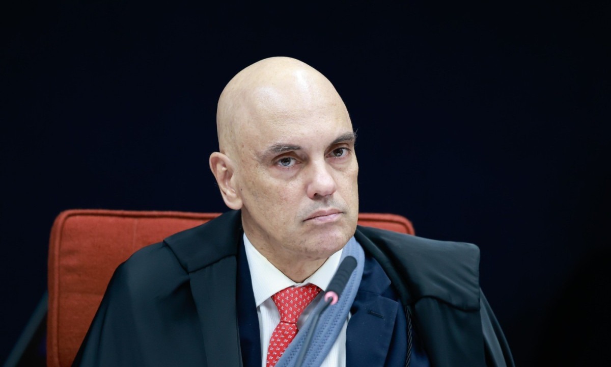 Ministro Alexandre de Moraes decide pela abertura de inquérito contra o deputado federal licenciado Eduardo Bolsonaro -  (crédito: Fellipe Sampaio /STF)
