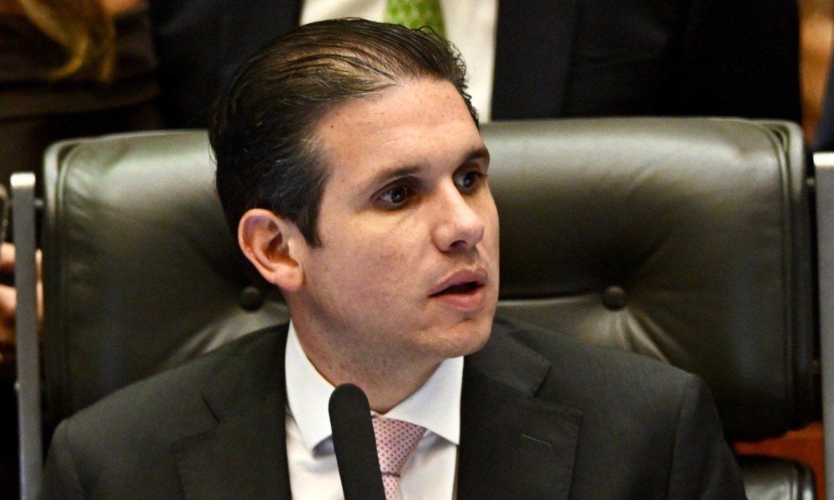 Hugo Motta disse que o clima na C&acirc;mara n&atilde;o &eacute; favor&aacute;vel para o aumento de impostos -  (crédito: EVARISTO SA / AFP)