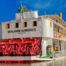 De volta ao cartão-postal - Parado há 12 anos, o Benjamim Guimaráes foi completamente reformado e já está apto para a navegação -  (crédito:  Ivan Rodrigues/Divulgação)