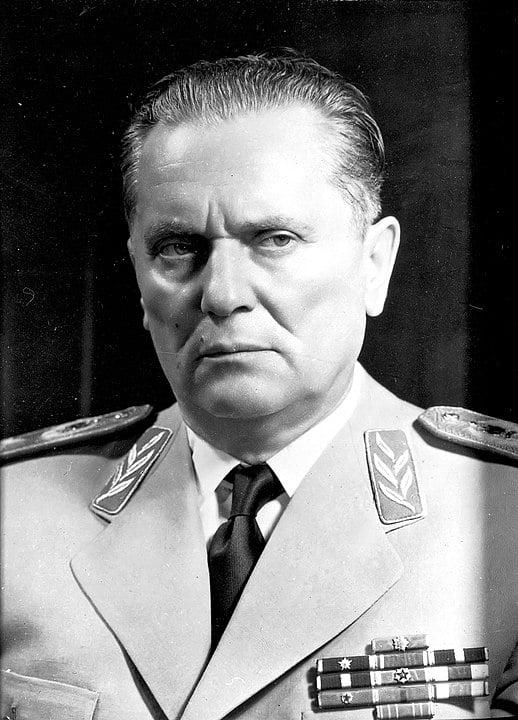 O entÃ£o presidente da IugoslÃ¡via, Josip broz Tito (foto) concedeu a Vesna uma condecoraÃ§Ã£o como heroÃ­na nacional. 