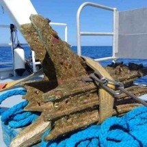 Arma usada em batalhas na Roma Antiga é descoberta na Sicília - Divulgação/Superintendência do Mar da Região da Sicília